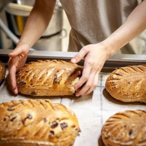 Saffron Almond Biscotti